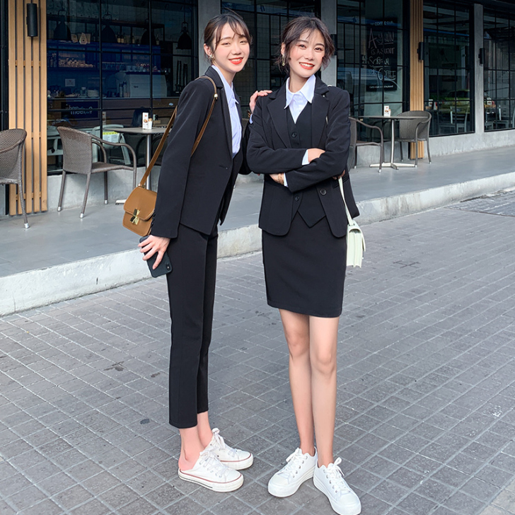 韩品职 职业女裤套装