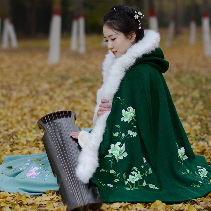 [如梦霓裳]汉服女装 斗篷[芙蓉月(十五]...