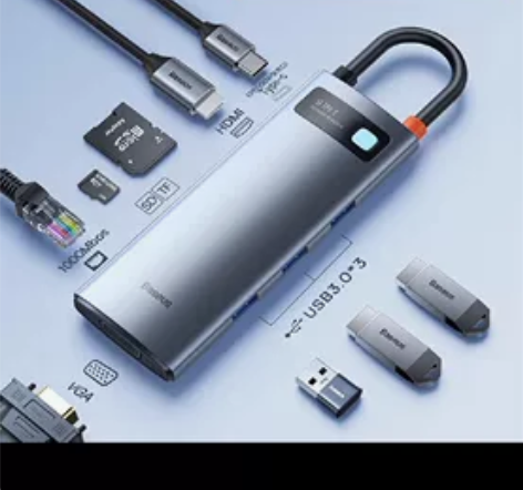 倍思拓展坞Typec扩展USB分线器转接头...