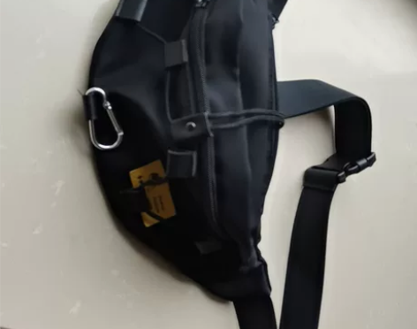 潮牌胸包男士ins超火日系休闲运动斜挎包个...