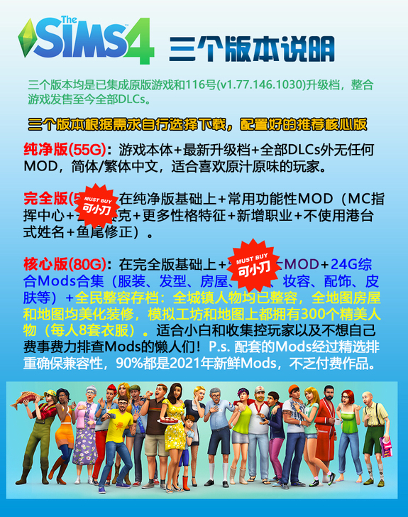 模拟人生4三合一版本一键安装版，全程一键安...