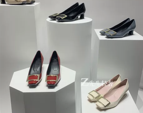 平底鞋蕞高版本!!rv方扣单鞋粗跟中跟高跟...