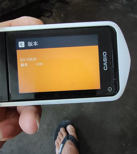 卡西欧自拍神器 tr350s 珠光白 成色...