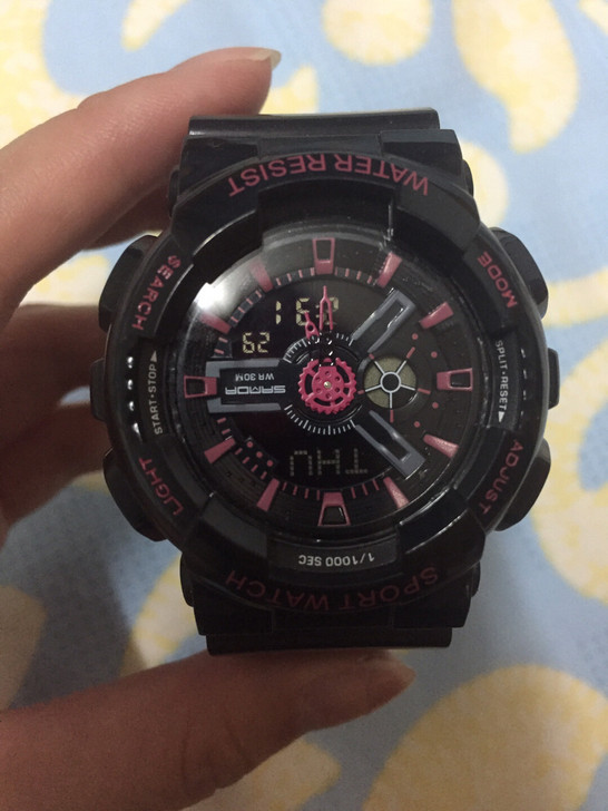 韩版简约时尚运动放水手表女