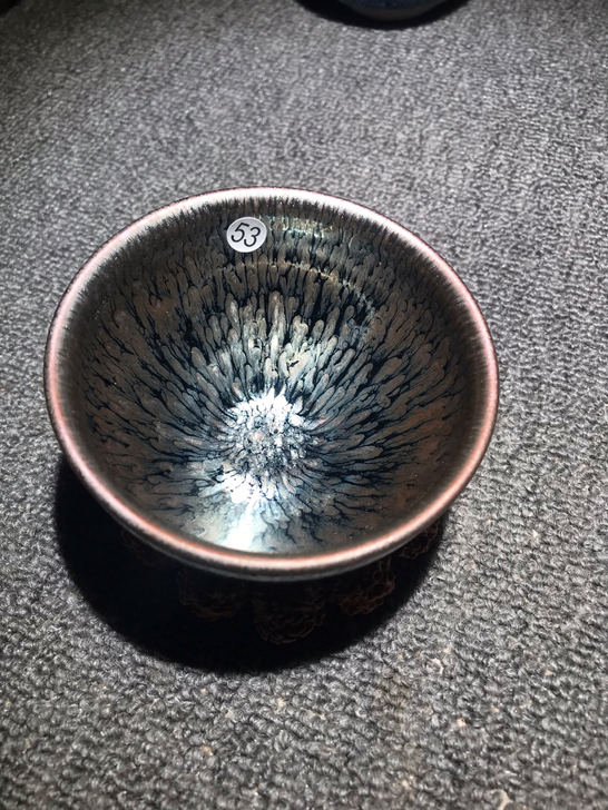 精品建窑建盏百花束口盏主人杯