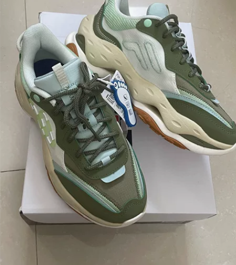 欧阳娜娜同款FILA FUSION斐乐厚底...