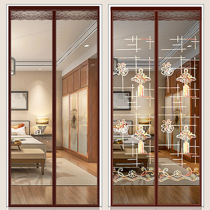 魔术贴防蚊门帘磁性纱门夏季纱窗家用蚊帐高档...