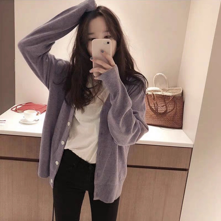 针织外搭开衫外套女秋冬百搭2020年爆款新...