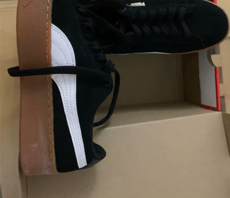 Puma鞋前男朋友当时在官网买的，等我试穿...