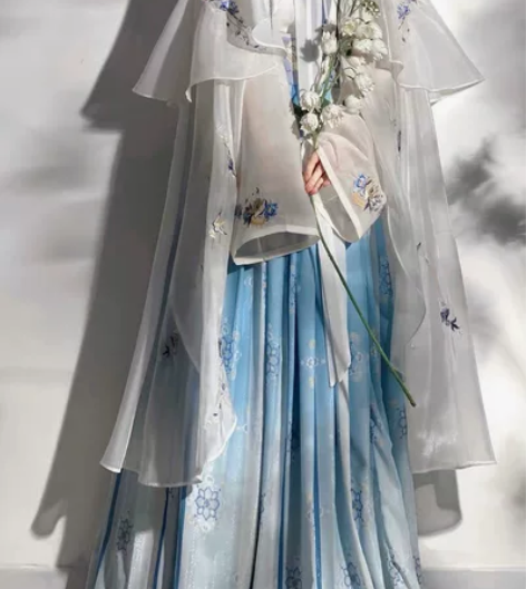 玉术原创汉服女【梦华】齐胸襦裙重工刺绣斗篷...