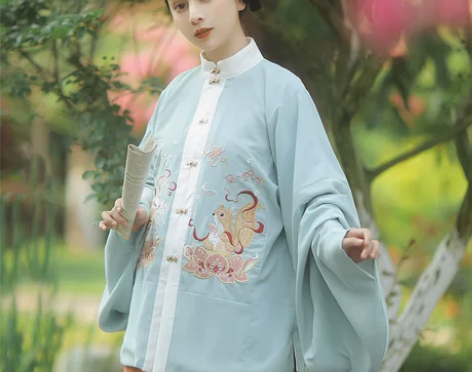 仙楚姬原创汉服女【俏鼠登莲】织金马面裙明制...