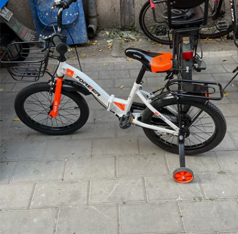 凤凰18寸儿童折叠自行车 仅限北京自取 感...