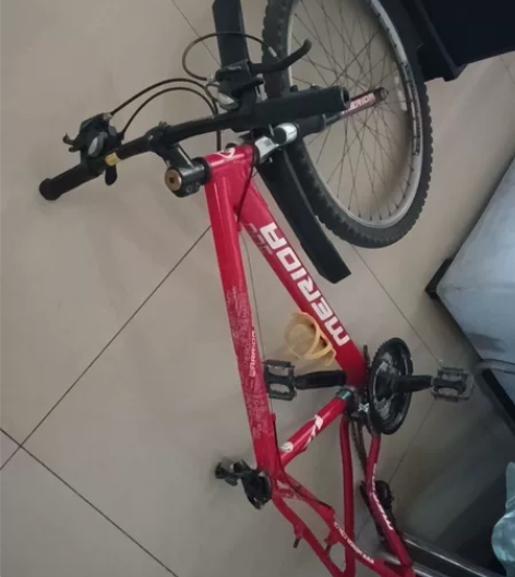 本人一手用美利达勇士300自行车，因车架变...