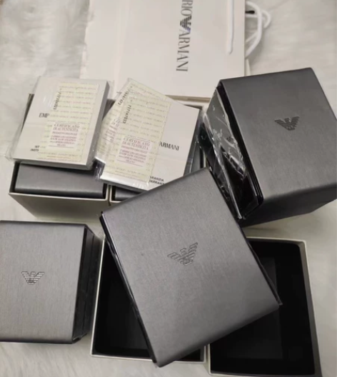 闲置瑕疵手表盒手表收纳盒满天星表盒阿玛尼表...