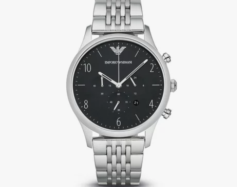 Armani阿玛尼正品大气钢带手表男 潮流...