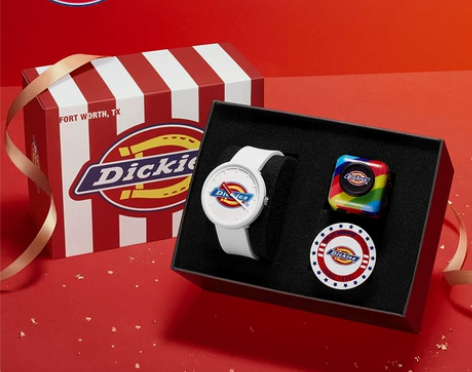 【博哥店铺】Dickies硅胶手表女夜光防...