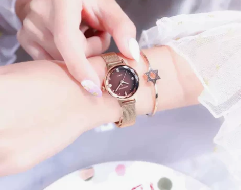 卡诗顿女士腕表防水防震女款表学生韩版小表盘...