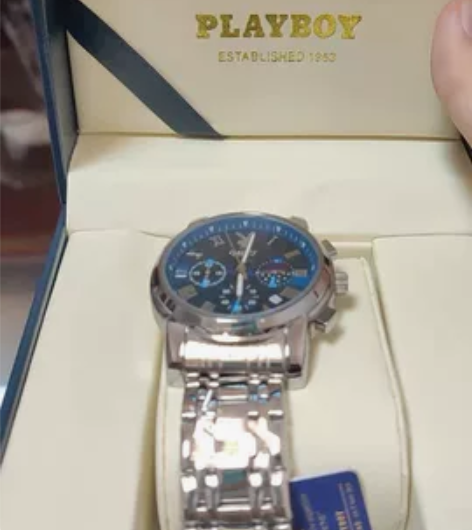 新欧美花花公子手表超薄男表石英表十大名牌防...