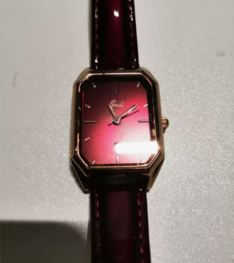 歌迪(GEDI) 手表女款贝母镜面方形日历...