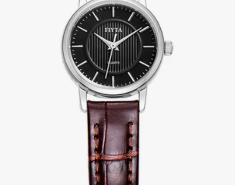 飞亚达女士手表Ⅰ经典棕色皮带时尚潮流石英情...