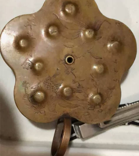 清代文房用品，全铜墨滴，荣宝斋款 感兴趣的...