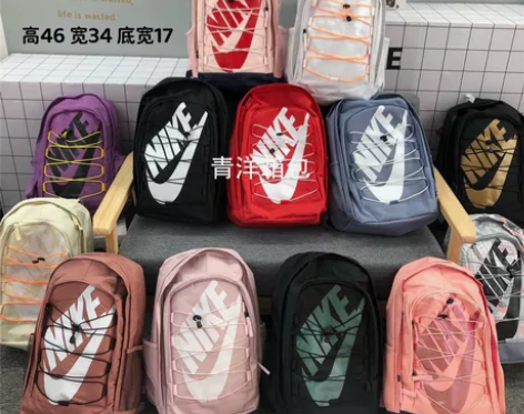 【双十一大促】耐克抽绳背包男双肩包大容量校...