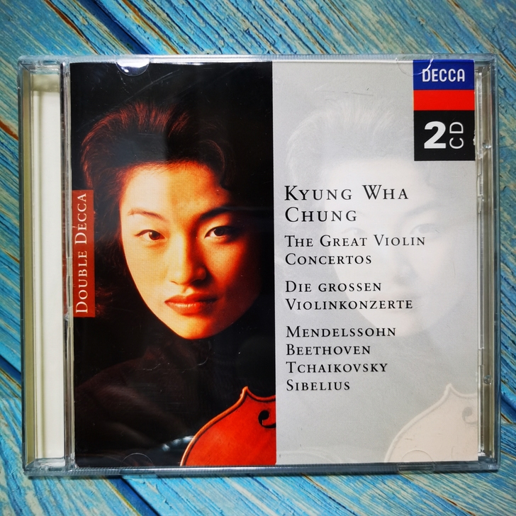 2CD 郑京和 演奏伟大的小提琴协奏曲CD