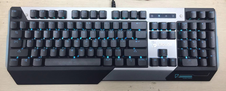 全新双飞燕血手幽灵Q865光轴键盘 高端游...