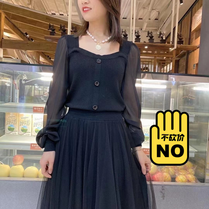 十三行气质秋款羊毛针织衫，入了2个色，全新...