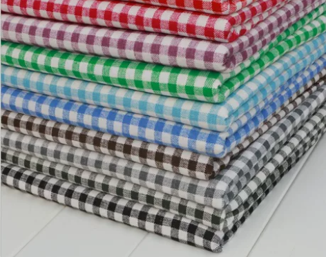 #粉丝福利# 6.3元一米网红格子布棉麻手...