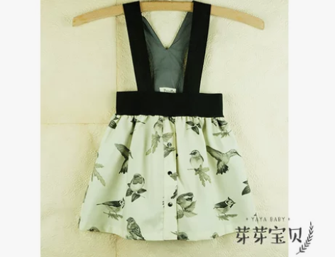 芽芽宝贝 现货 Popelin花色田园风背...