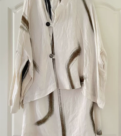 【Vintage】 不规则感中性风 套装上...