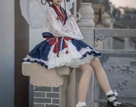 【全新】洛丽塔裙子全套可爱lolita和风...