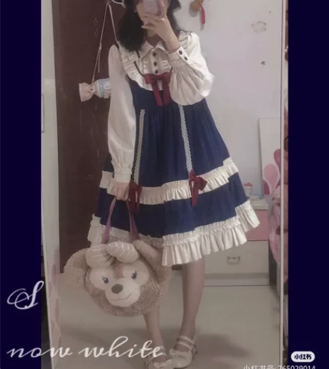 【加购价】暮眠小镇安睡童话白雪姬配色op连...