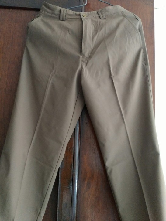 男休闲裤，浅棕色，颜色很正，光线原因没照好...