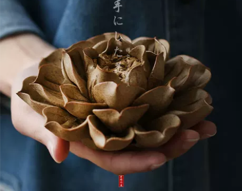 手工香插 此花 创意陶瓷香薰炉倒流香炉家用...