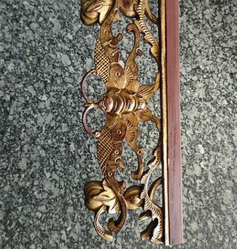 极品清代鎏金蝴蝶残件花板一片,工艺品相好,...