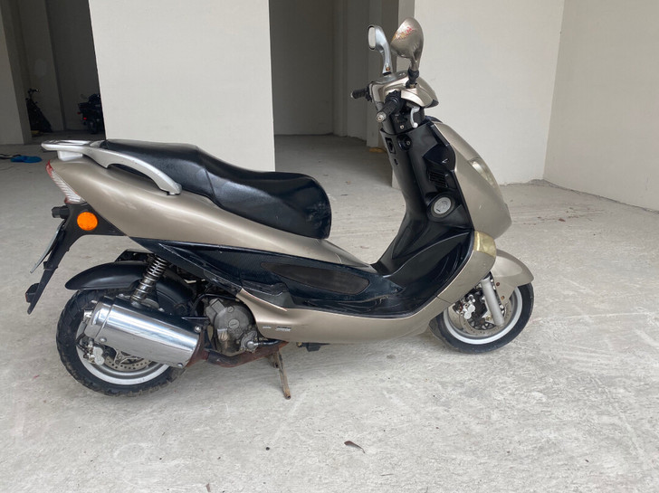 光阳踏板125,整车原版原漆,发动机没有动...