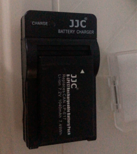 JJC 适用佳能LP-E17相机电池微单反...