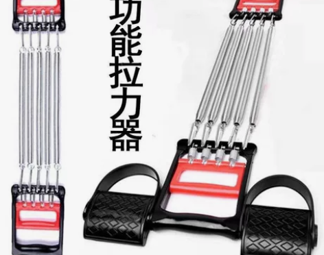 【8.9元包邮】弹簧拉力器扩胸器男士健身器...