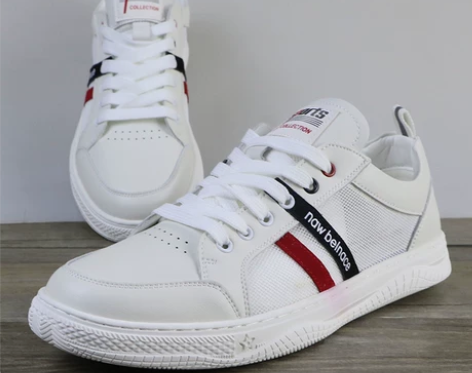 夏季新品高端男士户外运动休闲鞋真皮韩版时尚...