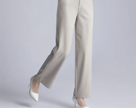 宽松坠感直筒宽腿裤子2020新款阔腿裤女春...