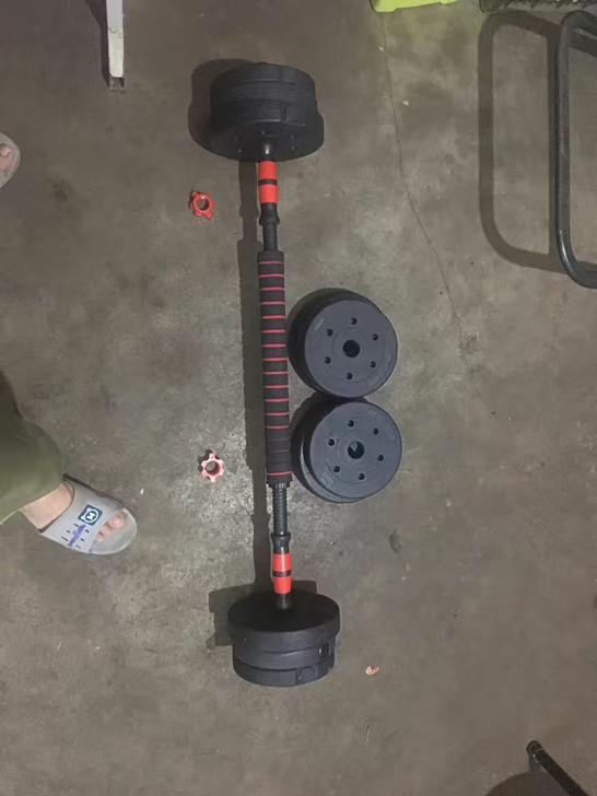 【超低价捡漏】环保男士家用可调节哑铃杠铃1...