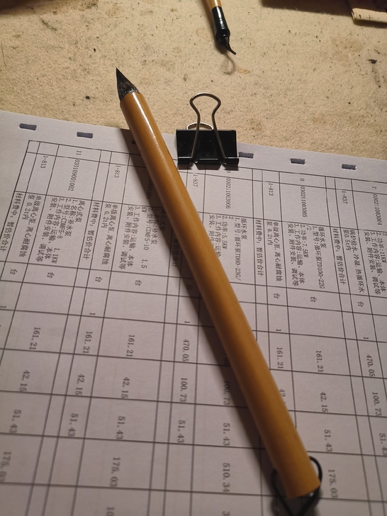 毛笔 仿唐笔 抄经笔 写经利器 全紫毫 ...