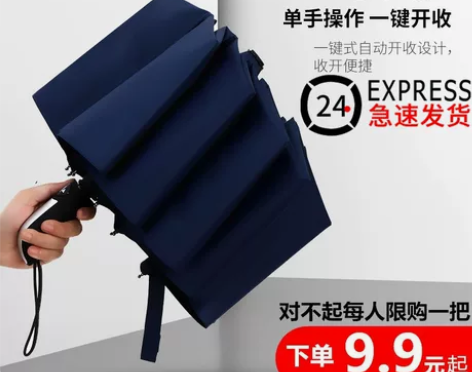 雨伞遮阳伞全自动折叠大号太阳伞防晒防紫外线...