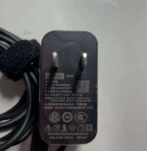 全新联想原装65W电源适配器typec笔记...