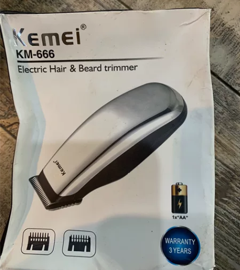 科美5号电池理发器KM干电池式剃发器成人剃...