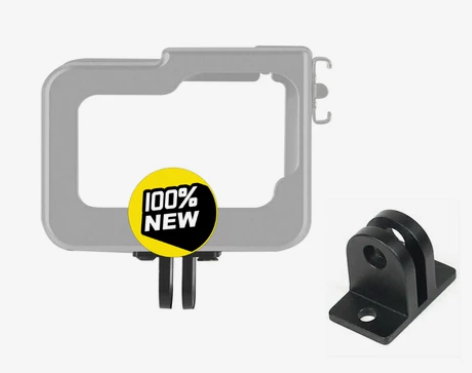 适用Gopro9/8相机兔笼边框转接座双接...