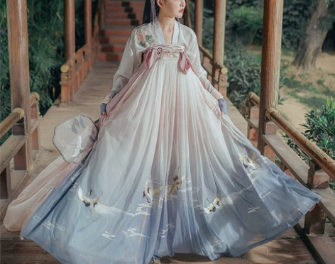 退坑   都城南庄汉服 蓬莱阁齐胸襦裙 原...