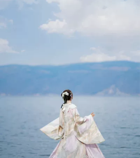 【换lo/汉服】熠燿彩云汉服立领对襟大袖长...